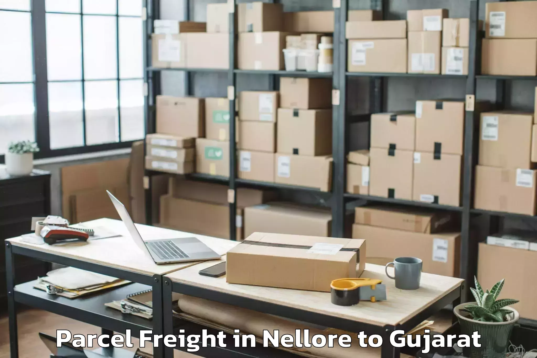 Quality Nellore to Nirma University Ahmedabad Parcel Freight